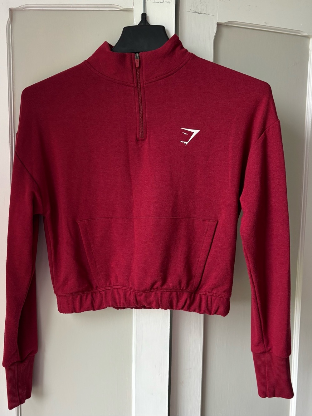 Gymshark Cropped Quarter Zip Top XS